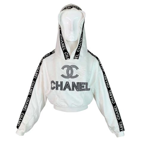 chanel hoodie sweatshirt supreme|chanel cashmere cardigan.